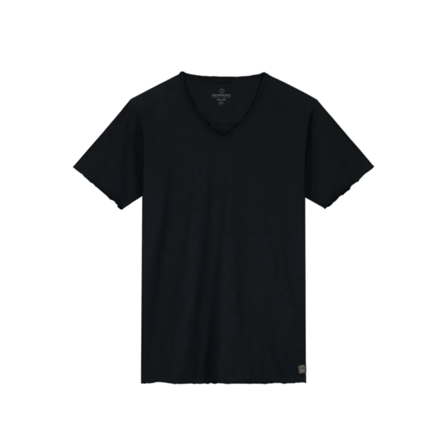 Dstrezzed STEWART SLUB JERSEY BLACK