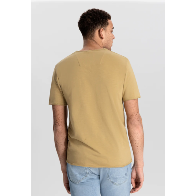 Dstrezzed STEWART SLUB JERSEY DARK SAND