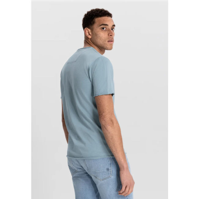 Dstrezzed Mc. QUEEN BASIC TEE SLUB JERSEY MEDIUM BLUE