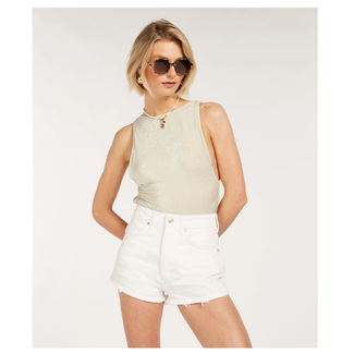 Josh V BIRGITTE SHORTS OFF WHITE