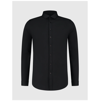 Pure White ESSENTIAL JERSEY SHIRT BLACK