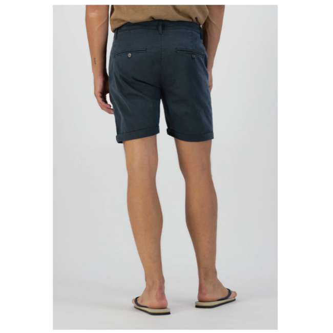 Dstrezzed CHARLIE SHORTS PEACH SATIN DARK NAVY