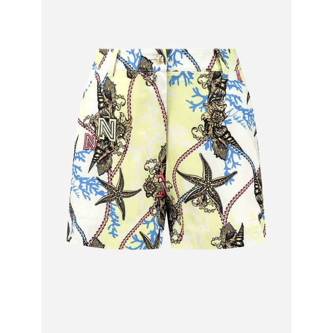 Nikkie SUKI SHORTS LIME YELLOW CORAL