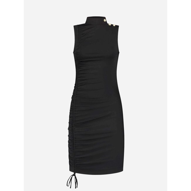 Nikkie DRAWCORD DRESS BLACK