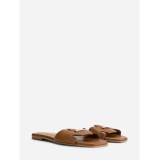 NIKKIE SLIDES COGNAC