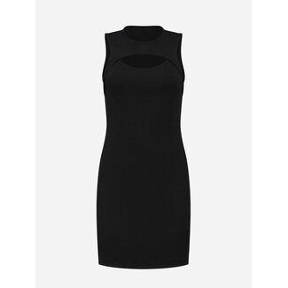 Nikkie CUTOUT SLEEVELESS DRESS BLACK