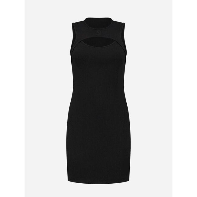 Nikkie CUTOUT SLEEVELESS DRESS BLACK