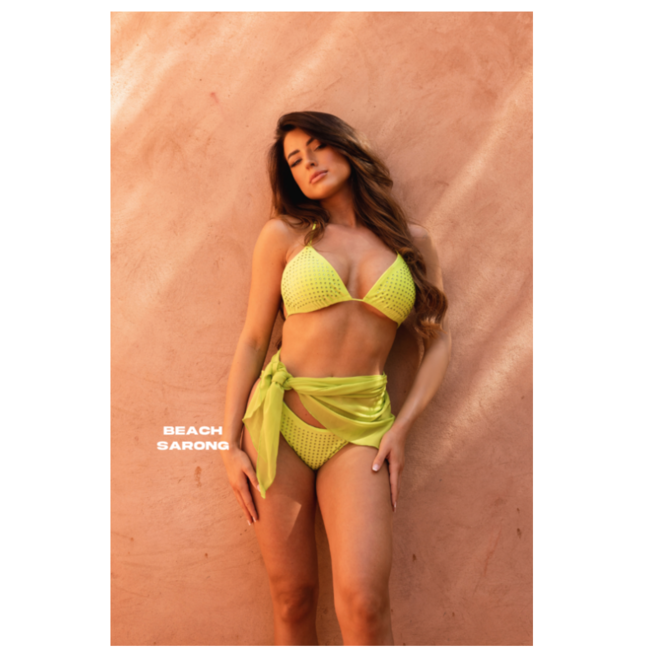 Unique the Label PAIGE BIKINI SET YELLOW GREEN