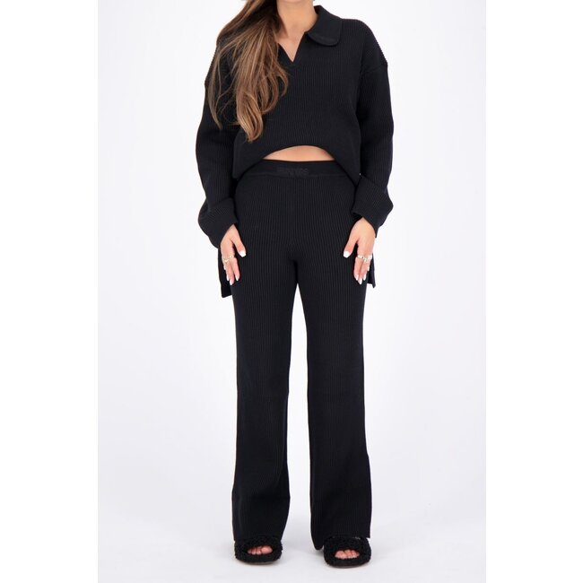 STASSIE PANTS TRUE BLACK