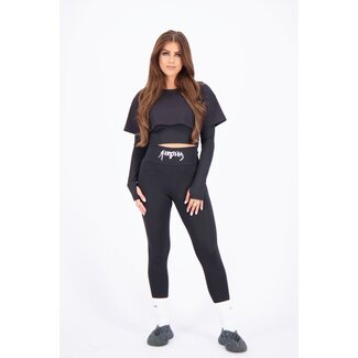 T-SHIRT DOUBLE TRUE BLACK