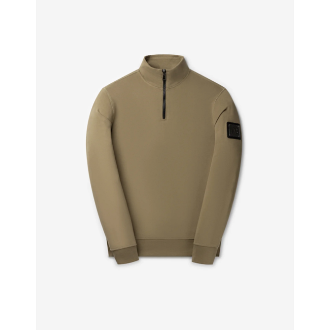 AB Lifestyle METAL HALF-ZIP SWEATER | GOTHIC OLIVE