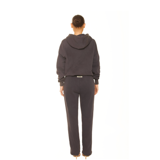 L.A Sisters VINTAGE STRAIGHT LEG SWEATPANTS NAVY BLUE