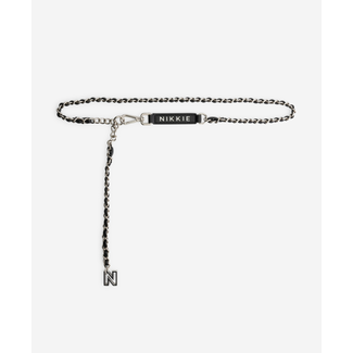 Nikkie BALTI CHAIN HIP BELT BLACK/SILVER