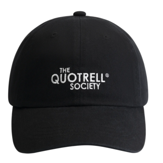 Quotrell SOCIETY CAP BLACK/WHITE