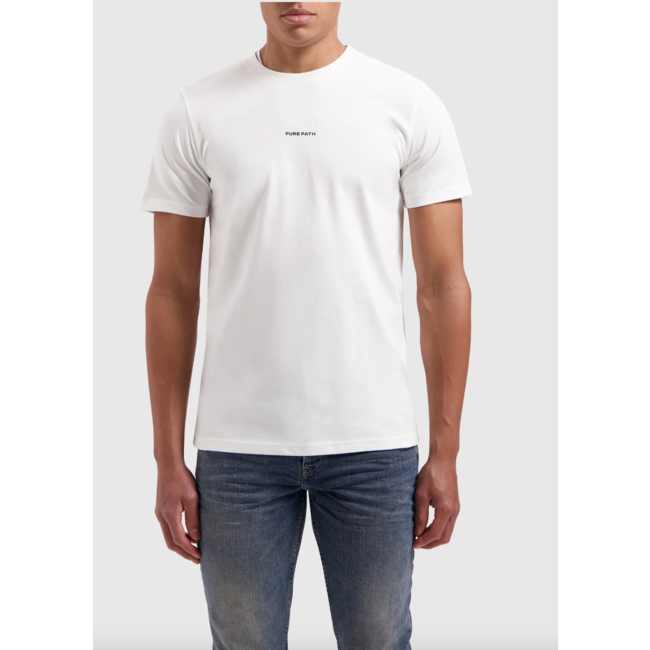 PURE PATH JARDIN PRIVÉ-T-SHIRT WHITE