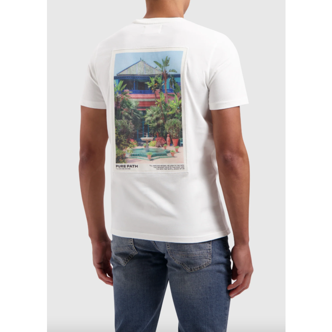 PURE PATH JARDIN PRIVÉ-T-SHIRT WHITE