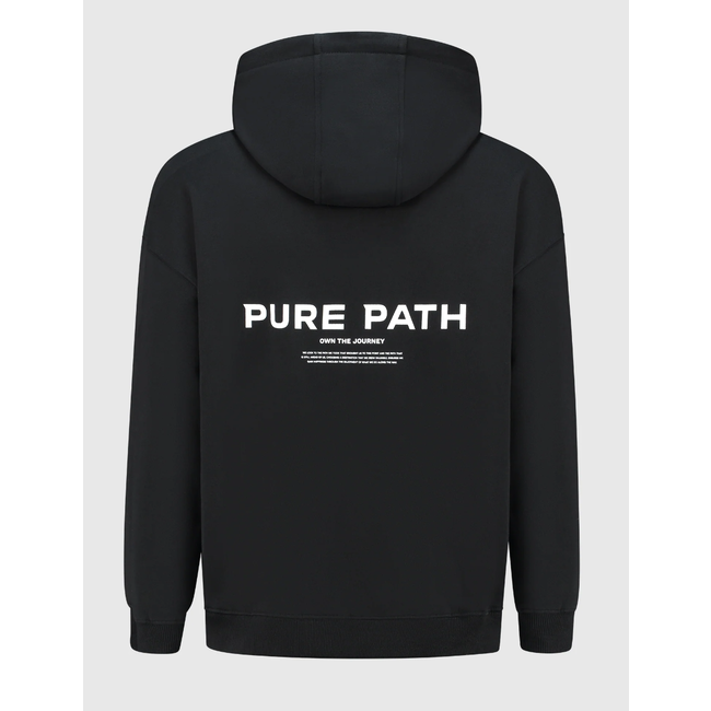 PURE PATH SIGNATURE HOODIE BLACK