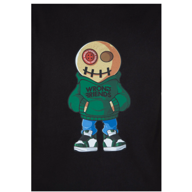 WRONG FRIENDS VALENCIA VOODOO T-SHIRT - BLACK/GREEN