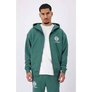 CITY ZIPPER HOODY GREEN