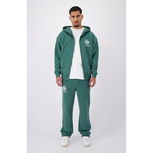 CITY ZIPPER HOODY GREEN