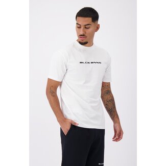 BLACK BANANAS CURSIVE SCRIPT TEE WHITE