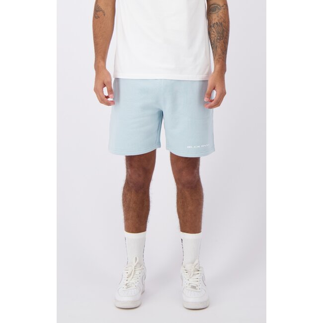 BLACK BANANAS CURSIVE SCRIPT SHORTS ICE BLUE