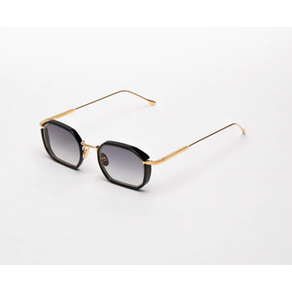 JOHN DALIA JANET C100 SHINY BLACK/YELLOW GOLD