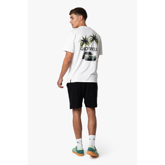 Quotrell ENGINE T-SHIRT WHITE/BLACK