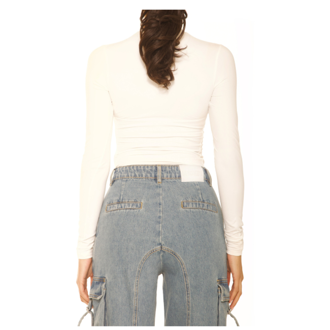 L.A Sisters DENIM CARGO PANTS BLUE