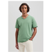 Dstrezzed STEWART V-NECK S/S SLUB JERSEY LODEN FROST