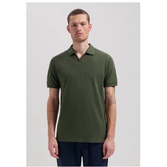 Dstrezzed BOWIE V-NECK POLO DARK ARMY