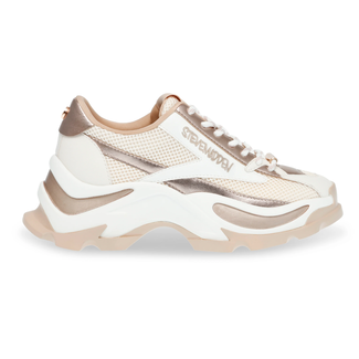 STEVE MADDEN ZOOMZ SNEAKER CREAM ROSE GOLD