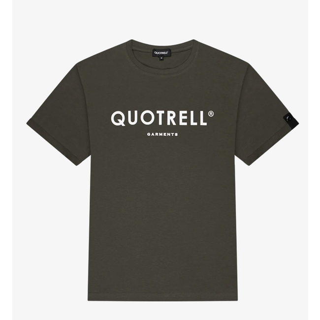 Quotrell BASIC GARMENTS T-SHIRT ARMY/WHITE