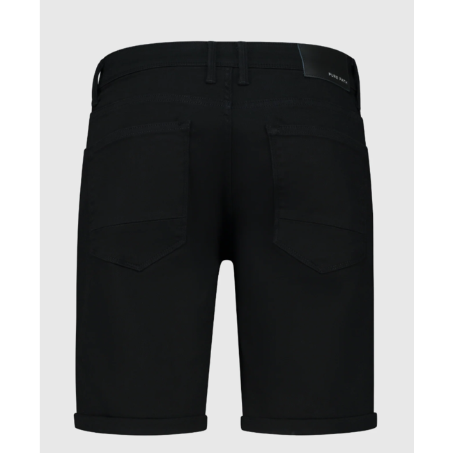 PURE PATH THE STEVE SKINNY FIT SHORTS BLACK