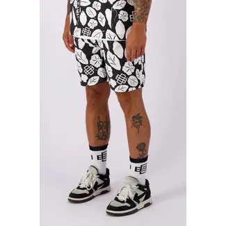 BLACK BANANAS BOHEMIAN SHORTS BLACK/WHITE