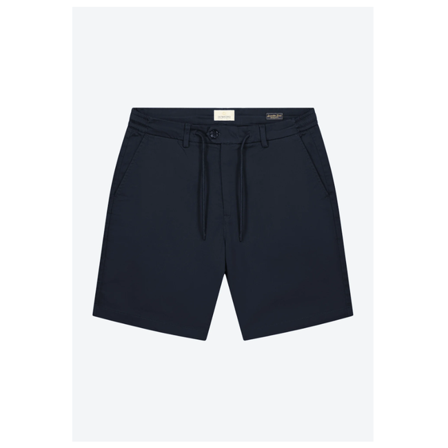 Dstrezzed LANCASTER SHORTS TWILL KNIT DARK NAVY