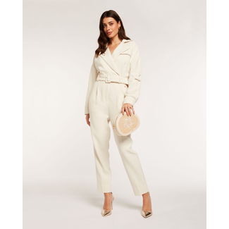 Josh V LYNN JUMPSUIT COCOON WHITE