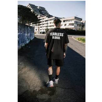 FEARLESS BLOOD FB-TEE-05 DEEP BLACK