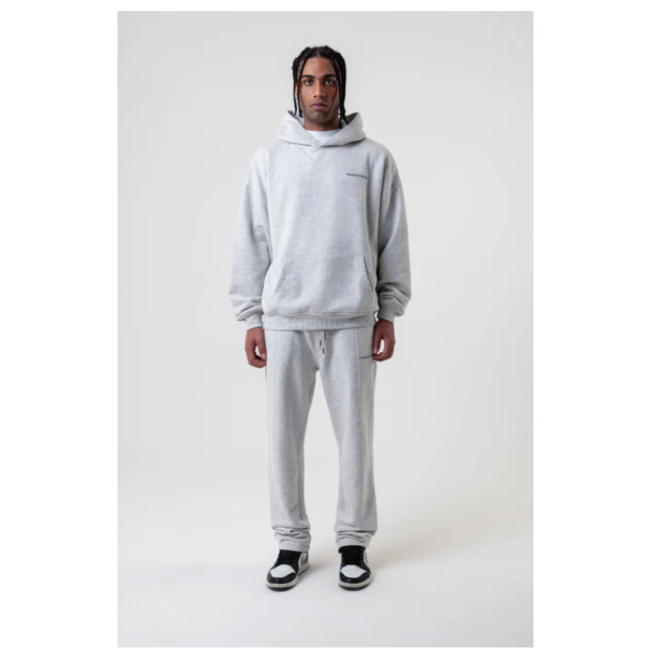 FEARLESS BLOOD FB-LOGO HOODY GREY MELEE VINTAGE