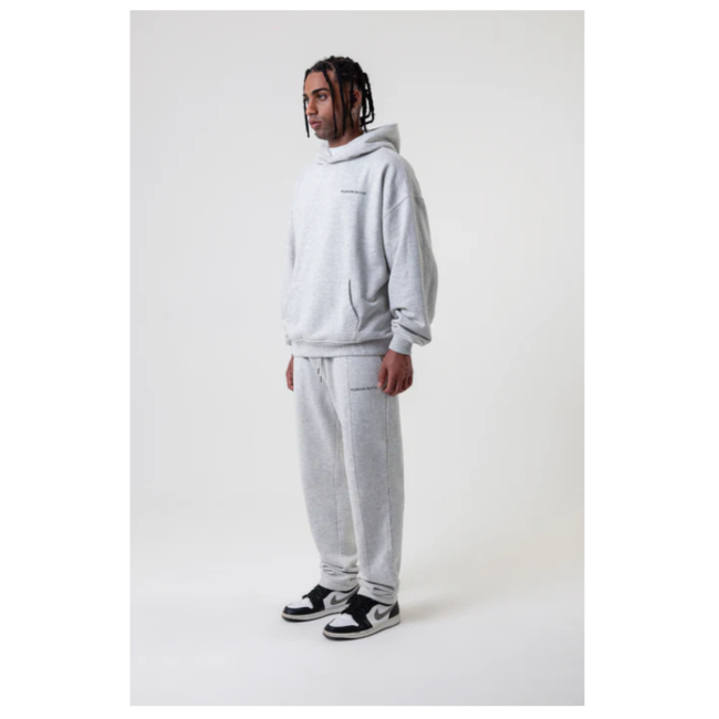 FEARLESS BLOOD FB-LOGO HOODY GREY MELEE VINTAGE