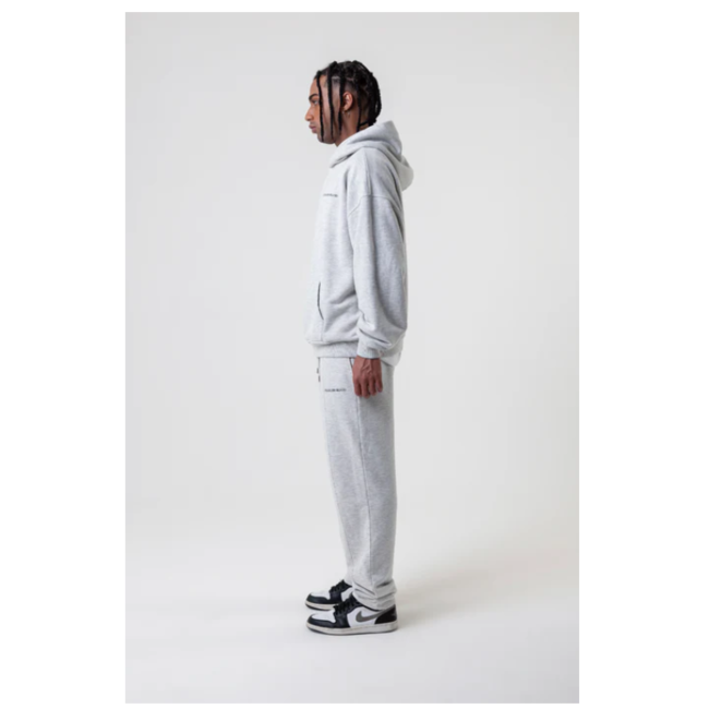 FEARLESS BLOOD FB-LOGO HOODY GREY MELEE VINTAGE