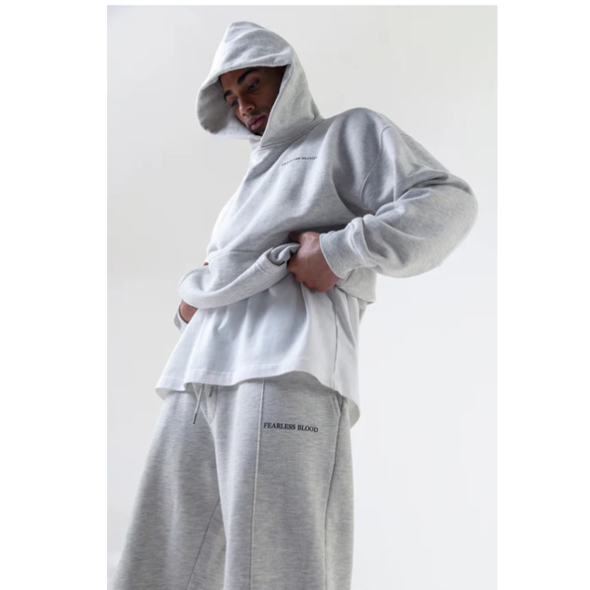 FEARLESS BLOOD FB-LOGO PANT GREY MELEE VINTAGE