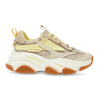 STEVE MADDEN POSSESSION-E SNEAKER LT YEL/SAND