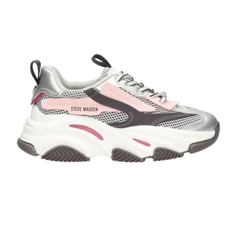 STEVE MADDEN POSSESSION E SNEAKER PINK/SILVER