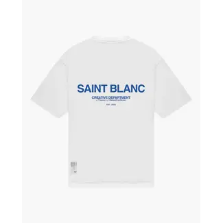 SAINT BLANC NO.1 T-SHIRT BRIGHT WHITE/SKY DIVER