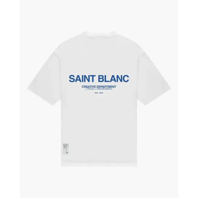 SAINT BLANC NO.1 T-SHIRT BRIGHT WHITE/SKY DIVER