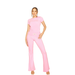 L.A Sisters FLAIRED LOUNGE PANTS PINK