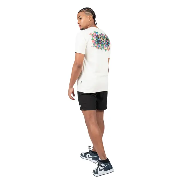 WRONG FRIENDS TAMBA ROSES T-SHIRT - COCONUT WHITE