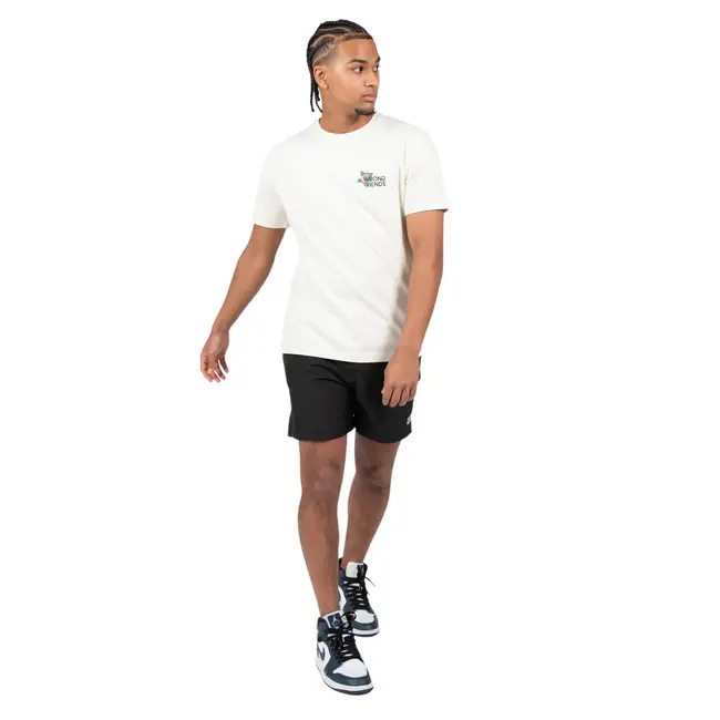 WRONG FRIENDS TAMBA ROSES T-SHIRT - COCONUT WHITE