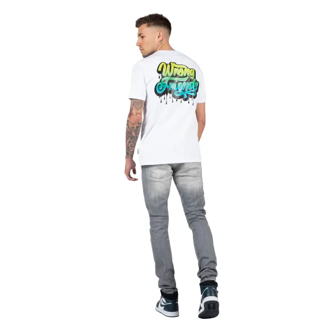 WRONG FRIENDS NERJA T-SHIRT - WHITE